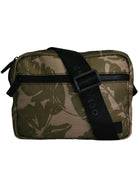 camo colored tropical foliage fanny or hip pack with black strap - Oceans End