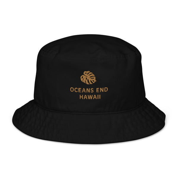Monstera Organic bucket hat