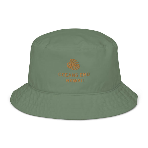 Monstera Organic bucket hat