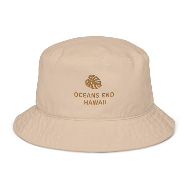 Monstera Organic bucket hat