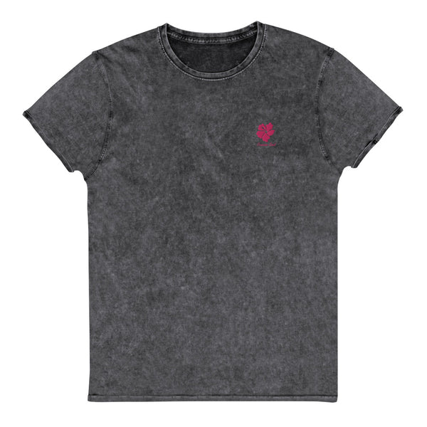 Hibiscus Denim T-Shirt