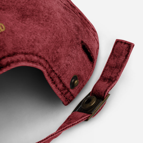 monstera leaf vintage hat
