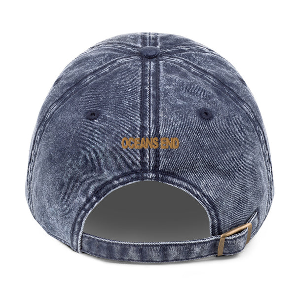monstera leaf vintage hat