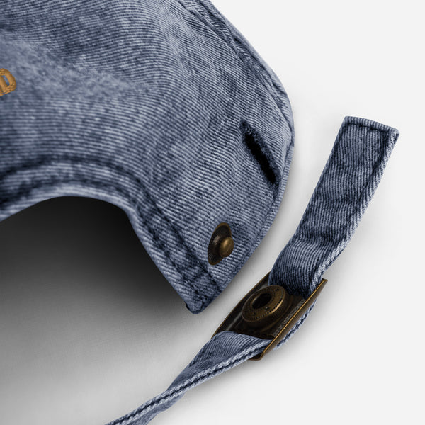 monstera leaf vintage hat